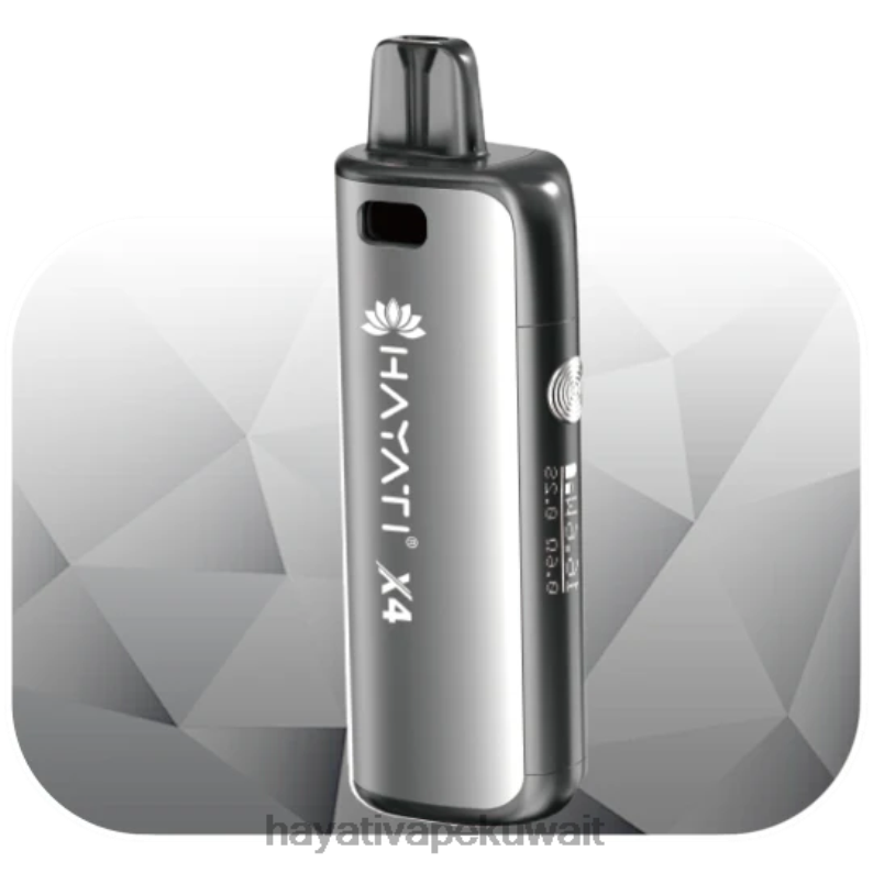 Hayati flavour vapes - Hayati X4 نظام جراب قابل لإعادة التعبئة منتصف الليل الرمادي DFR47T60